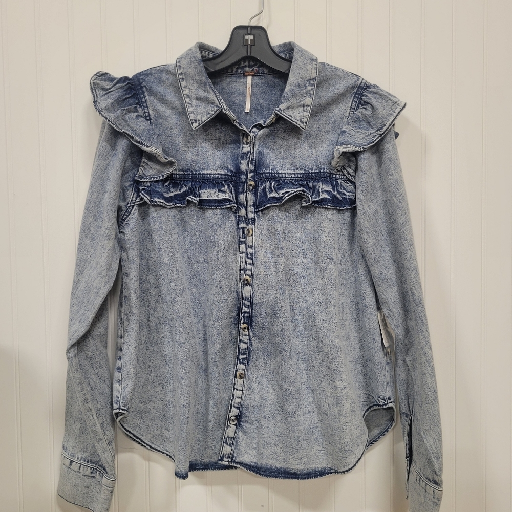 Free People Denim Shirt